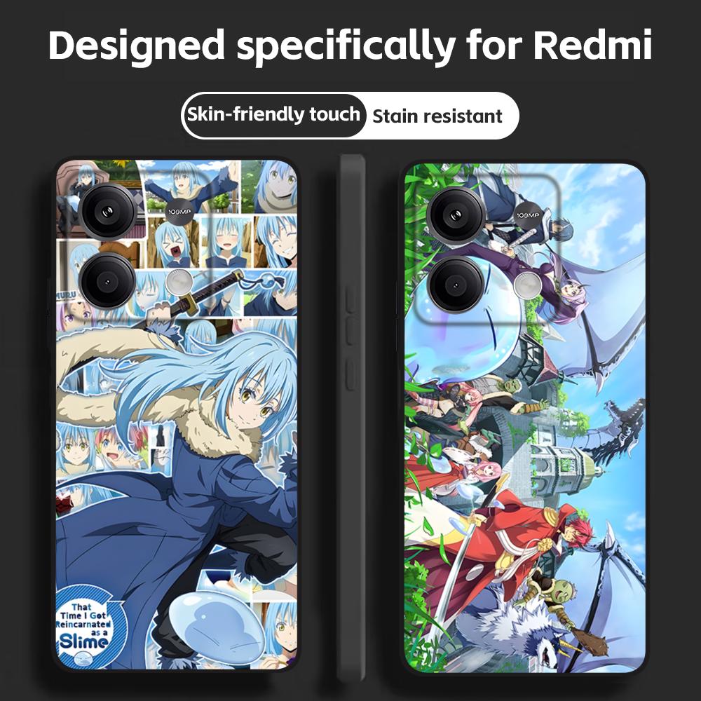 Xiaomi Redmi Note 13 - Чехол для телефона Slime Anime Rimuru