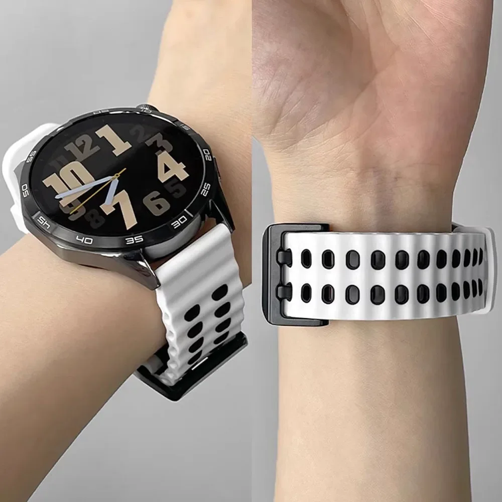 Дышащий двухцветный силиконовы – обзор и цена Motorola Smartwatch Accessories