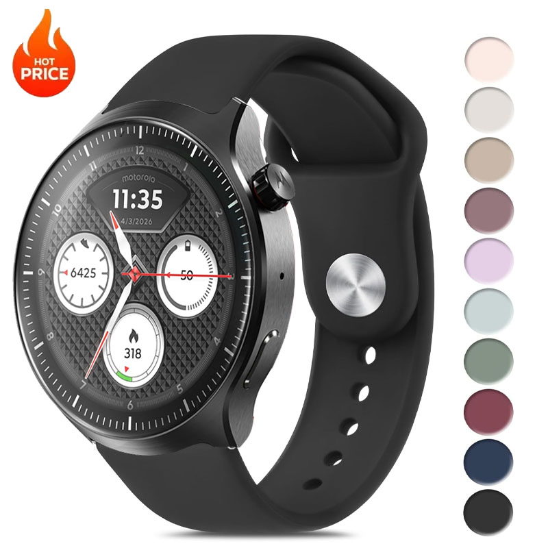 20 мм, 22 мм, ремешок для часо – обзор и цена Motorola Smartwatch Accessories